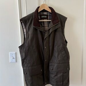 Orvis Men's Waxed Canvas Vest